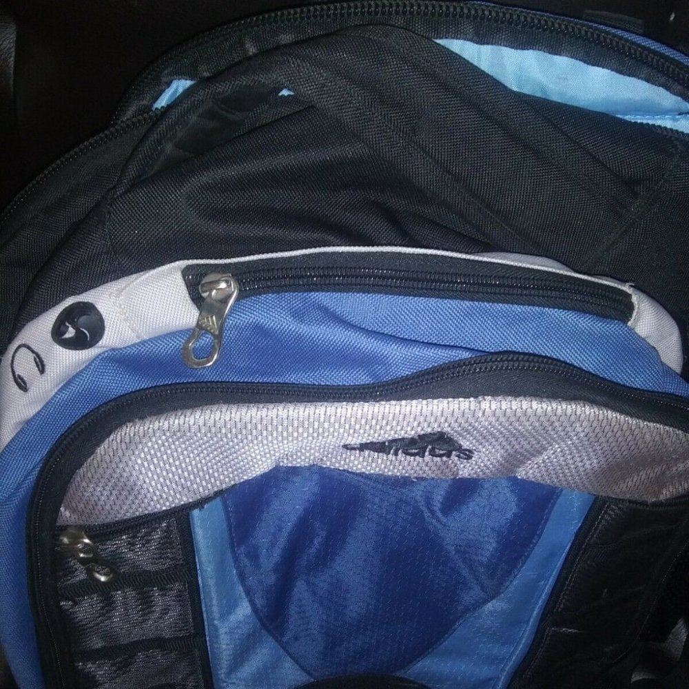 Adidas Load Spring Media Padded Back Pack Black/B… - image 3